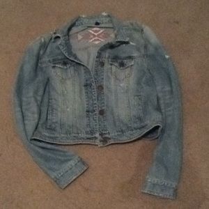 Embroidered jean jacket